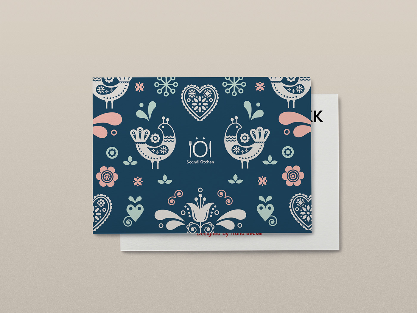 Scandinavian Greeting Card