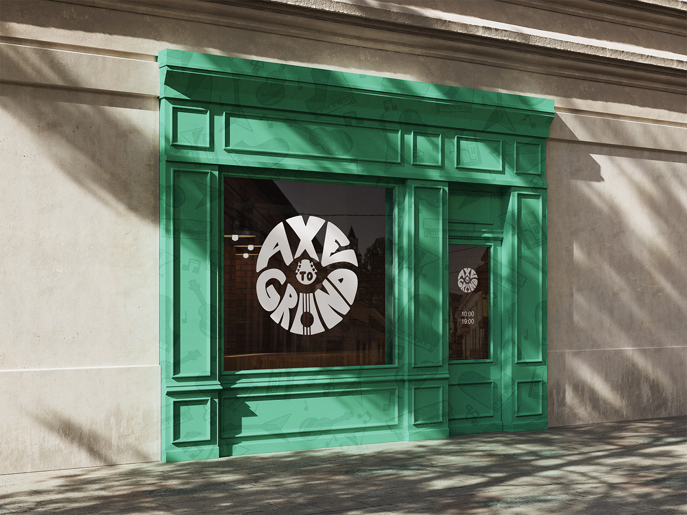 Music Shop Branding — Axe to Grind