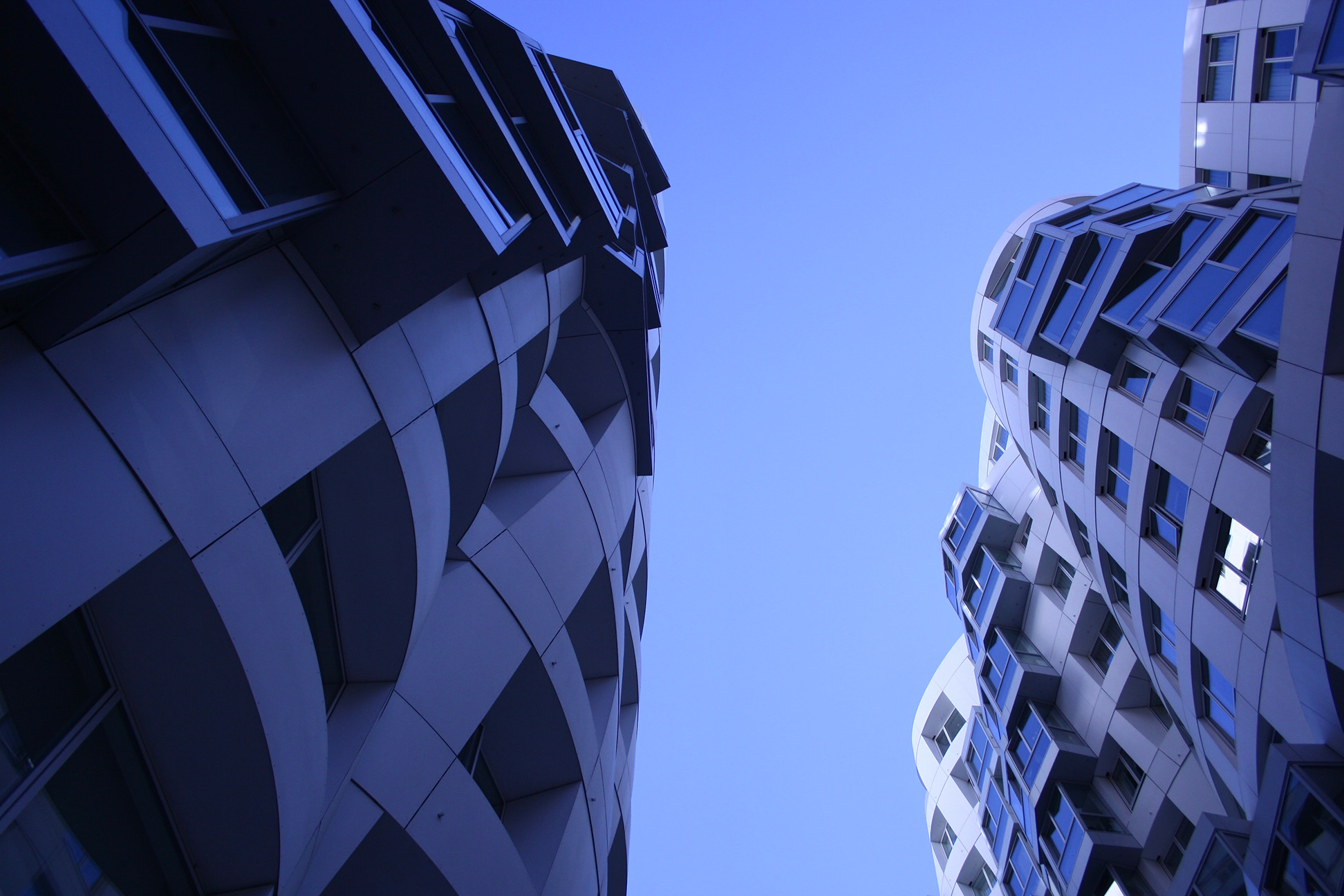 Glass spiral tower